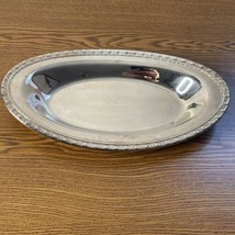 Vintage Roger’s &amp; Bro. Oval Bread Tray Basket Silver Plate Mayfair Patte... - £9.20 GBP