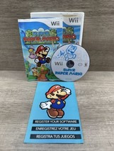 Super Paper Mario (Nintendo Wii, 2007) CIB TESTED Complete With Manual-tested - £15.50 GBP