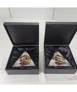 Set of 2 NEW Ed Hardy by Christian Audigier Taper Candle Holders Tiger P... - $49.99