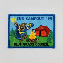 BSA Boy Scout Patch Blue Grass Council Cub Campout 1999 NOS 3.5&quot; x 2.5&quot;  - $5.67
