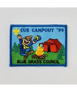 BSA Boy Scout Patch Blue Grass Council Cub Campout 1999 NOS 3.5&quot; x 2.5&quot;  - $7.75 CAD