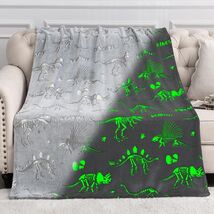 Dinosaur Glow in Dark Blanket Soft Cozy Kids Throw 50x60 Gray - $80.12 MXN Dinosaur Glow in Dark Blanket Soft Cozy Kids Throw 50x60 Gray - $80.12 MXN