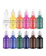 12 Bottles Stain Glass Paints 30ml 12 Colors For Professional Results ￼ - $14.84