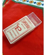 Empty Box Vintage Superior Pressed Groove Needles Case Sewing Advertising - £6.85 GBP