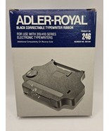 ADLER-ROYAL Typewriter Ribbon #246  New Correctable Black ink 310 410 se... - £5.59 GBP