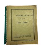 Vintage Volume Two + Two Over 1000 Songs Spiral Bound Music Book Broadwa... - $27.00