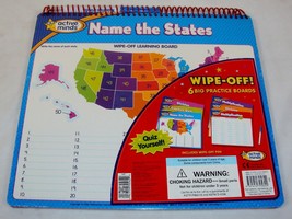 Wipe-Off Education Practice Boards ~ Basic Math &amp; Social Studies ~ Active Minds - £9.33 GBP