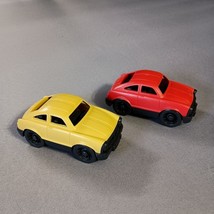 Green Toys Yellow And Red Cars Made In The USA Recycled Plastic - $227.42 MXN