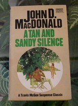 John D. MacDonald/McGinnis/McGee Tan And Sandy Silence 1975 Gold Medal Vintage - £11.85 GBP