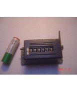 L021 VINTAGE SOVIET 6 DIGIT ROTARY KNOB RESETTABLE MECHANICAL PULLING CO... - $280.41 MXN