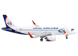 Airbus A320neo Commercial Aircraft &quot;Ural Airlines&quot; White with Blue Tail ... - $2,113.06 MXN