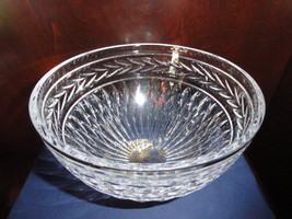 Faberge Monpaisir Petit  Clear Crystal  7 &quot;  Bowl Style # : 409-37 new i... - £170.86 GBP