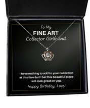 Fine Art Collector Girlfriend Necklace Birthday Gifts - Crown Pendant Jewelry  - £39.05 GBP