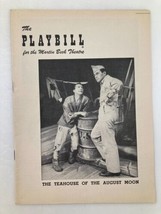1954 Playbill Martin Beck Theatre John Forsythe The Teahouse of The August Moon - £11.35 GBP