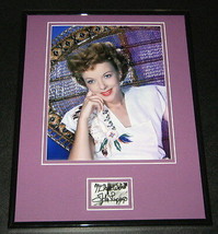 Ida Lupino Facsimile Signed Framed 11x14 Photo Display - $49.49