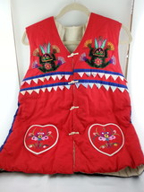Vintage Tibetan/Nepalese Embroidered Vest - 3 D Animals - In Very Good Condition - £124.50 GBP
