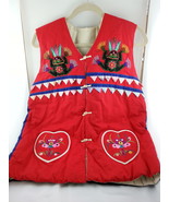 Vintage Tibetan/Nepalese Embroidered Vest - 3 D Animals - In Very Good C... - £123.51 GBP