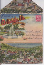 SOUVENIR OF ORLANDO, FLA Souvenir PostCards Picture Pack of 18, 1950, CT & CO.  - $3.95