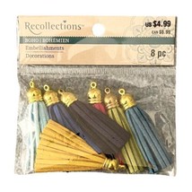 Recollections Boho Embellishments 7pc Multi-color Tassles - £3.98 GBP