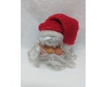 Vintage Santa Clause Head Christmas Holiday Decor 4&quot; - £23.28 GBP