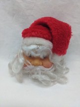 Vintage Santa Clause Head Christmas Holiday Decor 4&quot; - £23.32 GBP