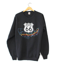 Vintage Route 66 Sweatshirt XL - £36.39 GBP