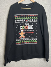 Pregnant Announcement “I Put A Cookie In That Oven Gingerbread”Christmas Sweater - £10.38 GBP