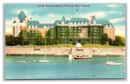 CPR Empress Hotel and Garden Victoria BC Canada UNP DB Postcard Z10 - £2.35 GBP