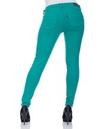 LEVIS 535 LEGGING Jeans Ultra Low Rise Stretch Skinny Pencil TEAL GREEN ... - £23.71 GBP