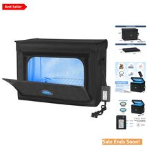 Large Black UVC Sanitizer Box with Ozone for Shoes Phones and Baby Bottles - $156.37
