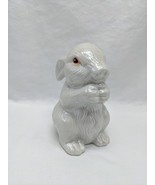 White Ceramic Easter Bunny Figure 5&quot; - $17.82