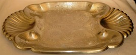 VINTAGE ADMIRATIONS PRODUCTS CO. HAND FORGED ALUMINUM SERVING TRAY SHELL... - $12.00