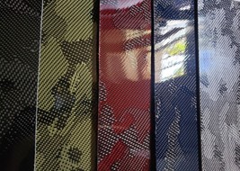 6&quot;x12&quot;x3/32&quot; Camouflage Carbon Fiber Fiberglass Sheet Panel Glossy One Side - $20.16+