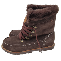 Lamo Taylor Chestnut Lace-up Winter Boots Size 11 Brown Model EW1621 - £31.50 GBP