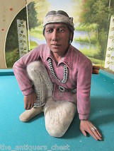Sittre Ceramic Drop Inc, 1991. sitting Navajo indian signed Ramona - £102.87 GBP