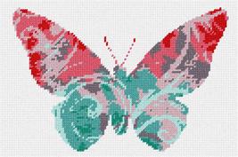 Pepita Needlepoint kit: Butterfly Swirls Sorbet, 10&quot; x 7&quot; - £39.97 GBP+