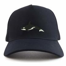 Trendy Apparel Shop Orca Killer Whale Embroidered Oversized 5 Panel XXL Trucker  - £14.93 GBP