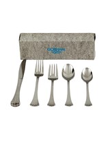 CHANDLER Gorham 18/8 Stainless Steel 5 Piece Place Setting NEW Made Korea Vtg - £71.59 GBP