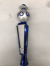 Harpoon Brewery UFO Blue &amp; Silver Logo Beer Tap Handle 12” Tall - Excellent! - £15.95 GBP
