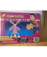 Toy Gift Build Craft Activity Windmill Model Kit Puzzle Wind Mill Foam B... - $7.59