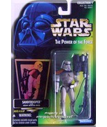 Star Wars: Power Of The Force - Sandtrooper (1996) *Green Card / Blaster... - £5.58 GBP