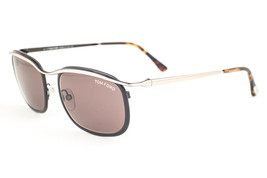 Tom Ford Marcello 419 50J Black Gold / Brown Sunglasses TF419 50J 53mm - £140.78 GBP