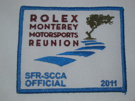 (2011) MONTEREY MOTORSPORTS REUNION - SFR-SCCA OFFICIAL Patch - $30.00