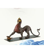 Ancient divine beasts of the Shanhaijing lion ornament bronze craft - $1,766.00