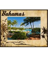 Bahamas Laser Engraved Wood Picture Frame Landscape (8 x 10)  - €46,09 EUR