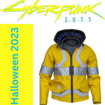 Cyberpunk 2077 Edge runners Cosplay Yellow Jacket - £105.79 GBP