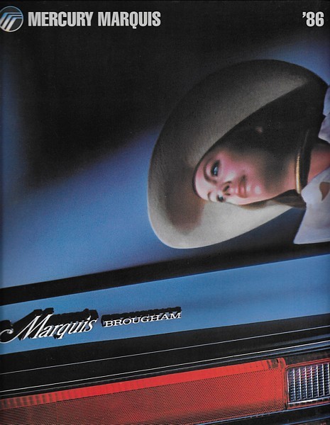 1986 Mercury MARQUIS sales brochure catalog US 86 Brougham - $7.00