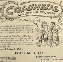 Columbia Bicycles 1894 Advertisement Victorian Pope Bikes Beyond Critics ADBN1u - £15.45 GBP