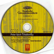 Deutsche Grammophon cd10 Tchaikovsky 1812 Overture Capriccio Italien Da Rimini - £12.04 GBP