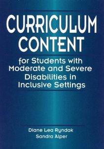 Curriculum Content for Students With Moderate and Severe Disabilities in... - $15.00